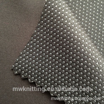 jiaxing textile factory polyester mesh fabric TPU membrane +75D DTY microfleece bonded fabric for climbing wear